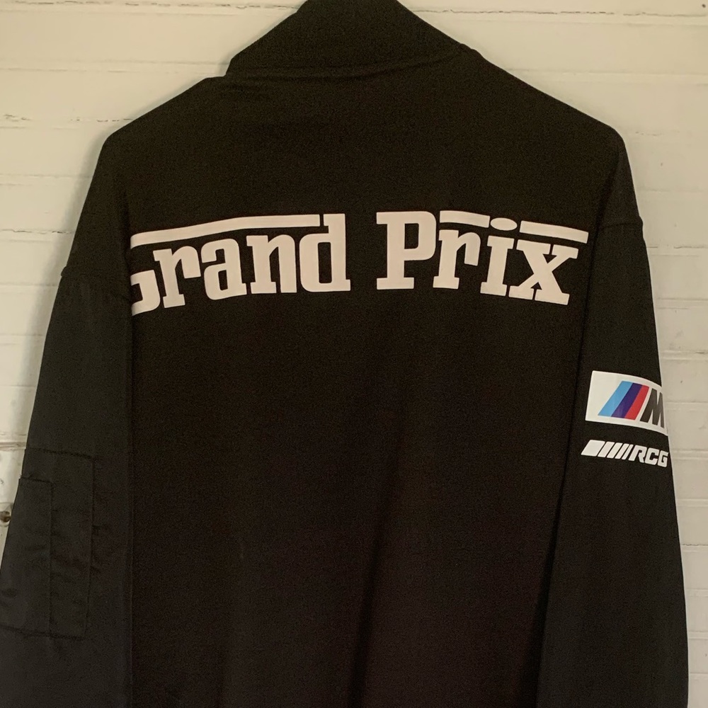 Bomber jacket tag says size XXL